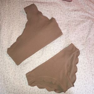 Zaful scalloped bikini